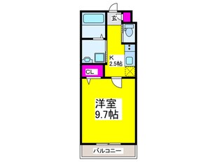 フィアスコート北助松Ⅱの物件間取画像